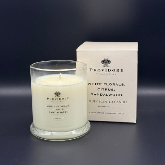 Large Providore Candle - White Florals, Citrus, Sandalwood