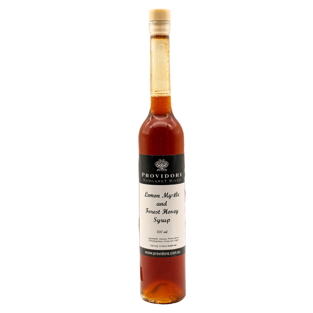 Lemon Myrtle and Honey Verjuice Syrup 100ml