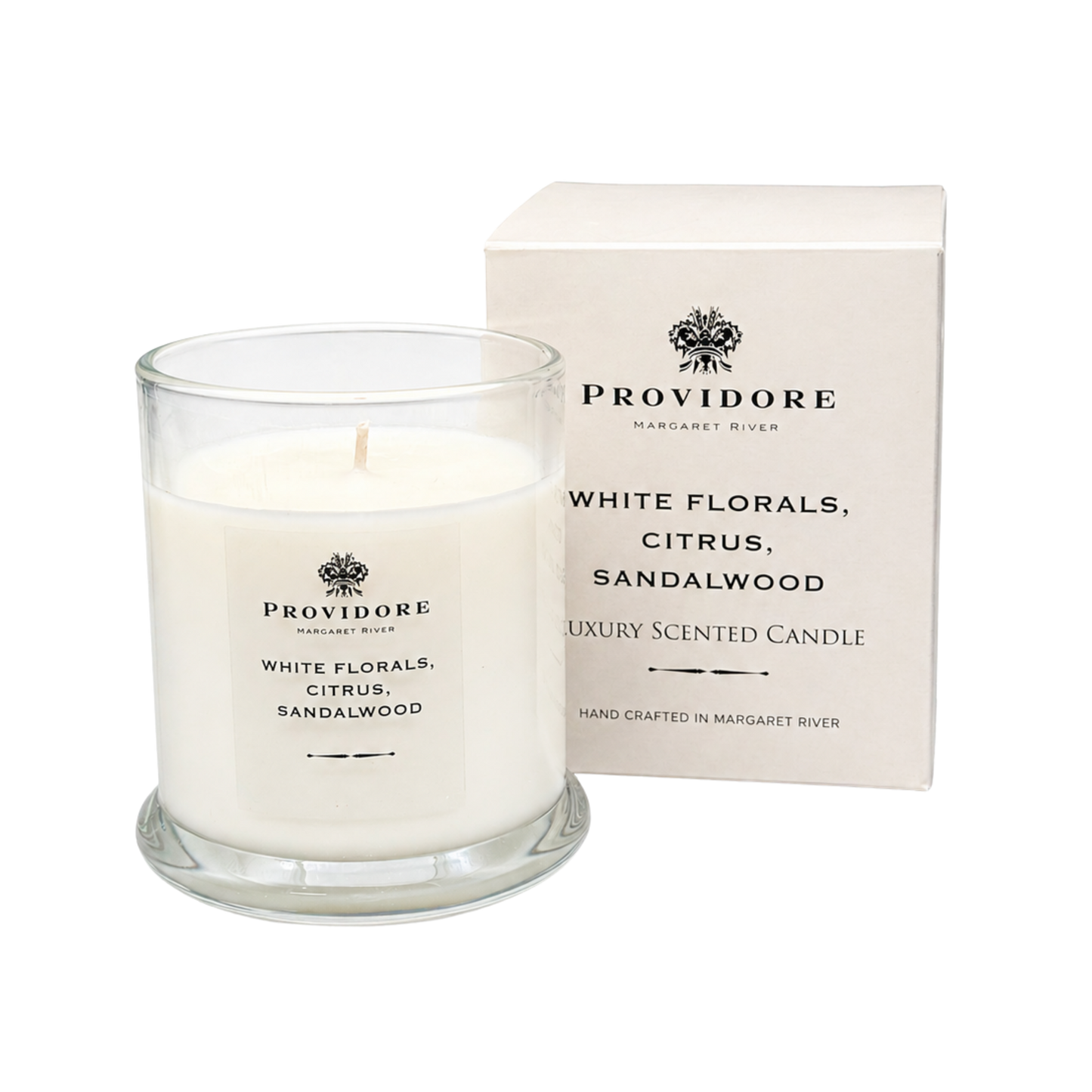 Large Providore Candle - White Florals, Citrus, Sandalwood