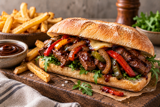 BBQ Pepper Steak Sandwich