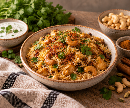Indian Cashew Biryani