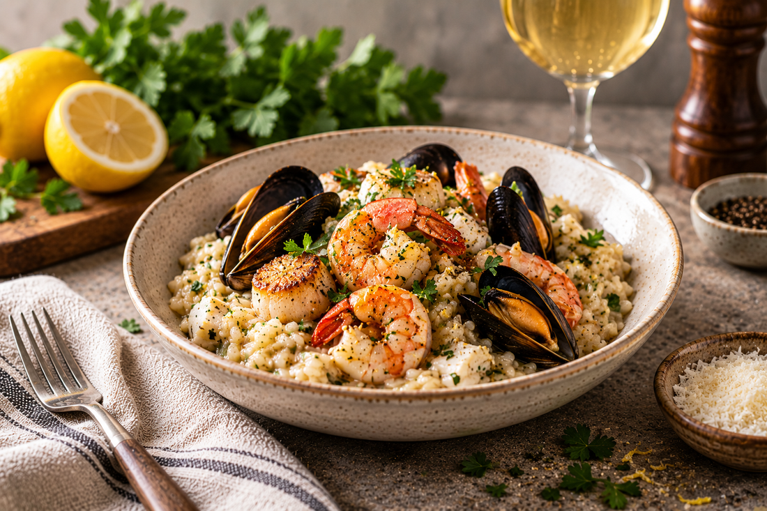 Aromatic Seafood Risotto