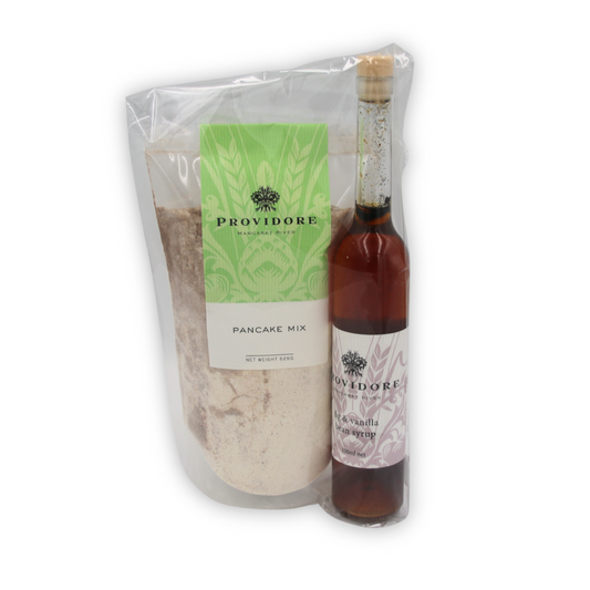 Pancake Mix & Fig and Vanilla Syrup Duo