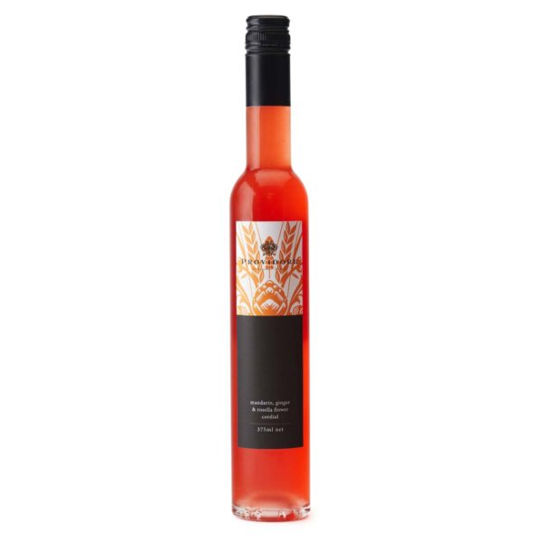 Mandarin, Ginger & Rosella Flower Cordial
