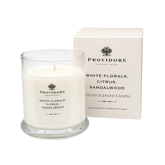 Large Providore Candle - White Florals, Citrus, Sandalwood